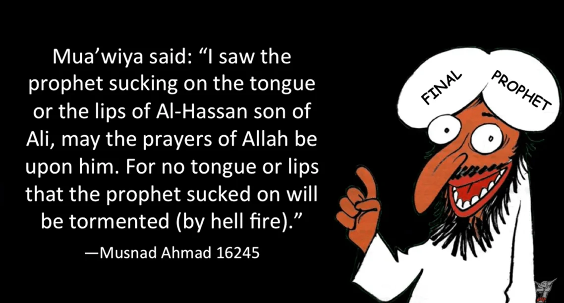 The Pervert - Unique Bisexual Prophet of Islam 1 34 The Pervert Prophet in the sucking spree