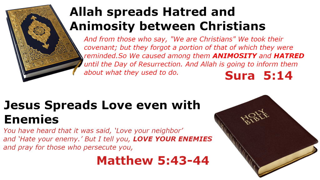 The Silly God of the Qur'an Spreads Hared and Animosity